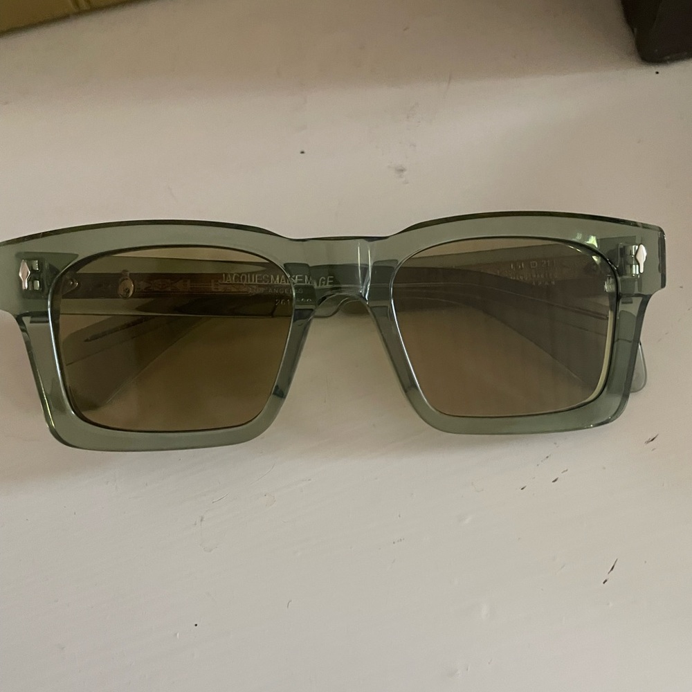 Jaques Marie Mage kaine green sunglasses